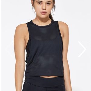 NEW WITH TAGS ALALA black mesh workout top
